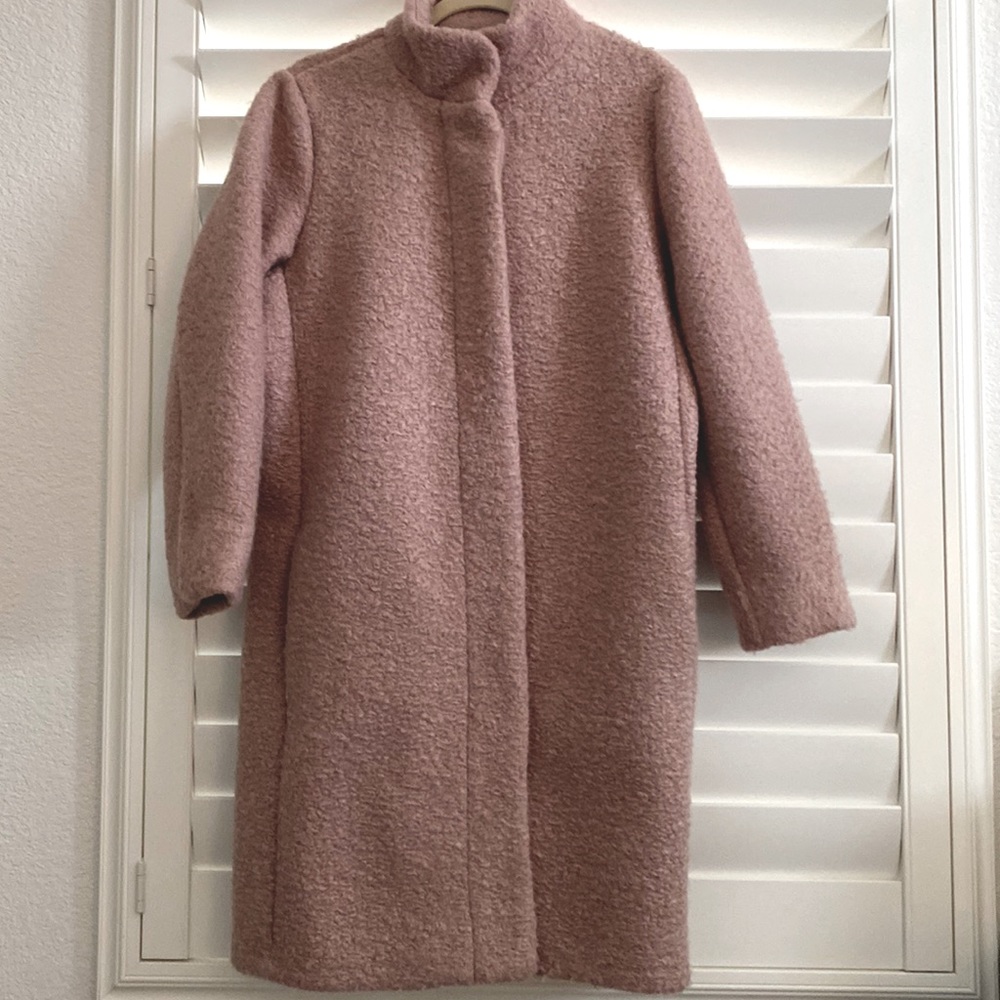 Old Navy Pink Blush Boucle Jacket L Tall